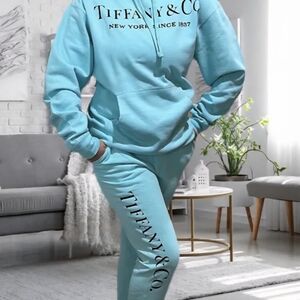 Tiffany & Co. Blue Hoodie and Sweatpants Set